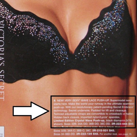 Victoria's Secret Very Sexy Wave Lace Secret Embrace Push-up Bra - Orange 34c - Picture 11 of 11